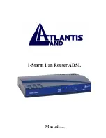 Atlantis Land I-Storm A02-RA2 Product Manual предпросмотр