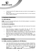 Предварительный просмотр 9 страницы Atlantis Land Net Fly PCI54 User Manual