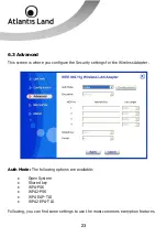 Предварительный просмотр 23 страницы Atlantis Land Net Fly PCI54 User Manual