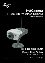 Предварительный просмотр 1 страницы Atlantis Land NetCamera A02-IPCAM-W54 Quick Start Manual