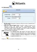 Предварительный просмотр 27 страницы Atlantis Land NetFly PCI WN Multilanguage Manual