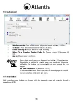 Предварительный просмотр 96 страницы Atlantis Land NetFly PCI WN Multilanguage Manual