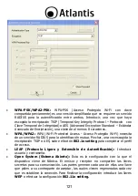 Предварительный просмотр 121 страницы Atlantis Land NetFly PCI WN Multilanguage Manual