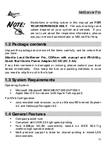 Предварительный просмотр 9 страницы Atlantis Land NetServer Pro A02-PSU-W54 Manual