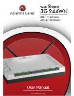 Предварительный просмотр 1 страницы Atlantis Land Web Share 3G 244WN User Manual