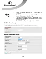 Предварительный просмотр 50 страницы Atlantis Land Web Share 3G 244WN User Manual