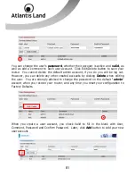 Предварительный просмотр 81 страницы Atlantis Land Web Share 3G 244WN User Manual