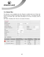 Предварительный просмотр 87 страницы Atlantis Land Web Share 3G 244WN User Manual