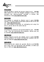 Preview for 3 page of Atlantis Land WebRunner Clipper A01-AU3 Manual