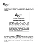 Preview for 4 page of Atlantis Land WebRunner Clipper A01-AU3 Manual