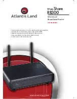 Предварительный просмотр 1 страницы Atlantis Land WebShare RB300 Wireless N Broadband Router A02-RB-W300N (Italian) Specifiche Tecniche