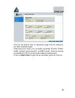 Предварительный просмотр 30 страницы Atlantis Land WIRELESS ROUTER ADSL A02-RA210-W54 Quick Start Manual