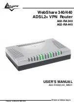 Atlantis A02-RA340 User Manual preview