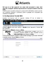 Предварительный просмотр 20 страницы Atlantis A02-WSN3 Quick Start Manual