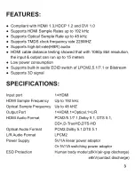 Preview for 3 page of Atlantis A04-HM-CV015 Quick Start Manual