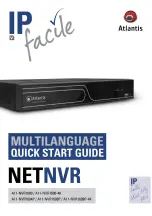 Предварительный просмотр 1 страницы Atlantis A11-NetNVR 1600 Quick Start Manual