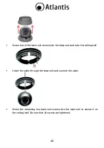 Preview for 24 page of Atlantis Camera Dome 1 NV Manual