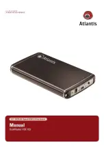 Preview for 1 page of Atlantis DISKMASTER HDE 103 User Manual