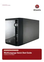 Atlantis DiskMaster NAS G502D Quick Start Manual предпросмотр