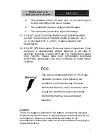 Предварительный просмотр 6 страницы Atlantis FOX-121 User Manual