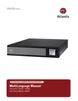 Preview for 1 page of Atlantis host power 1101rc User Manual