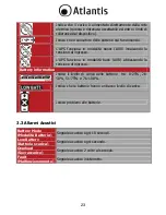 Preview for 23 page of Atlantis host power 1101rc User Manual