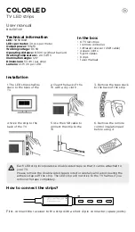 Atlantis KSIX COLORLED BXLEDTV01 User Manual предпросмотр