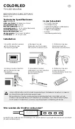 Preview for 12 page of Atlantis KSIX COLORLED BXLEDTV01 User Manual