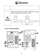 Предварительный просмотр 42 страницы Atlantis LinePower 1151 Manual