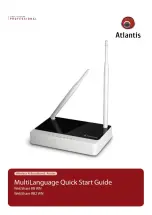 Предварительный просмотр 1 страницы Atlantis MultiLanguage A02-RB-W300N Quick Start Manual