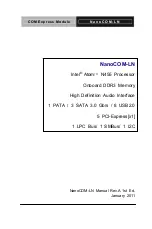 Preview for 1 page of Atlantis NanoCOM-LN Quick Installation Manual