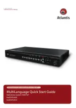 Предварительный просмотр 1 страницы Atlantis NetDVR V400 Quick Start Manual