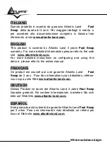 Preview for 2 page of Atlantis NetFly A02-AP1-W54 Quick Start Manual