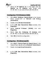 Preview for 10 page of Atlantis NetFly A02-AP1-W54 Quick Start Manual