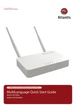 Preview for 1 page of Atlantis NetFly AP4 W300N+ Quick Start Manual