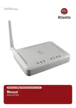 Preview for 1 page of Atlantis NetFly AP4 WN Manual