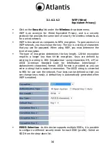 Preview for 34 page of Atlantis NetFly AP4 WN Manual