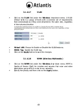 Preview for 43 page of Atlantis NetFly AP4 WN Manual