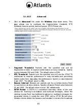 Preview for 61 page of Atlantis NetFly AP4 WN Manual