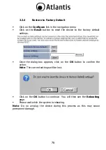 Предварительный просмотр 75 страницы Atlantis NetFly AP4 WN Manual