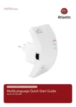 Предварительный просмотр 1 страницы Atlantis NetFly APS W300N Quick Start Manual