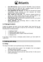 Preview for 20 page of Atlantis NetMaster F5P Instruction Manual