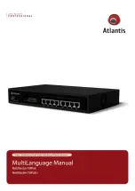 Atlantis netmaster f8poe User Manual предпросмотр