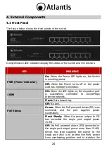 Предварительный просмотр 24 страницы Atlantis netmaster f8poe User Manual