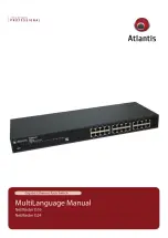 Preview for 1 page of Atlantis NetMaster G16 Multilanguage Manual