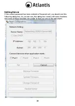 Preview for 38 page of Atlantis NetServer Advanced User Manual