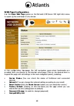 Preview for 43 page of Atlantis NetServer Advanced User Manual