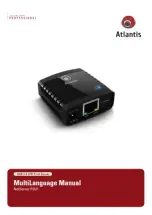 Atlantis NetServer PSU1 User Manual предпросмотр