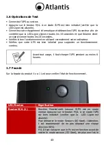 Preview for 43 page of Atlantis OnePower 1100X Manual Manual