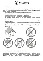 Preview for 11 page of Atlantis onepower 701 User Manual